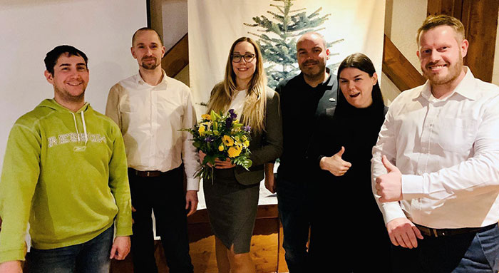 Alter und neuer Vorstand der WJ Bautzen