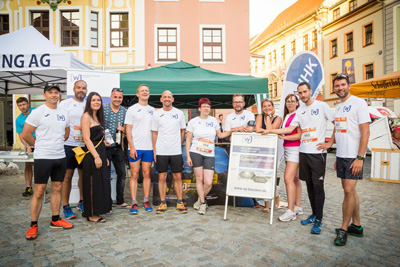 Die WJ Bautzen beim DAK Firmenlauf 2017